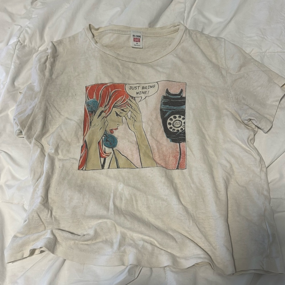 Re/done hanes graphic tee